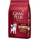 Ração Cães Adulto Carne e Arroz 15kg Gran Plus
