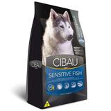 Ração Cibau Sensitive Fish Para Cães de Raças Médias e Grandes - 12KG - Farmina