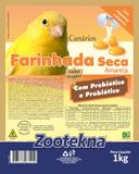 Ração Farinhada Seca FSO 50 Amarela 1 kg Canário - Zootekna