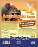 Ração Farinhada Seca FSO Branca 1 kg Pássaros Exóticos - Zootekna