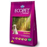 Ração Farmina Ecopet Natural Active para Cães com Nível Elevado de Atividade Física - 20KG