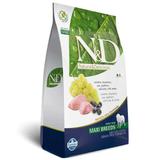 Ração Farmina N D Grain Free Cordeiro e Blueberry para Cães Adultos de Raças Grandes - 10,1 Kg