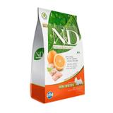 Ração Farmina ND Grain Free Peixe e Laranja Cães Adultos de Raças Pequenas 800 gramas
