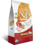 Ração Farmina ND Low Ancestral Grain Sabor Frango e Romã para Cães Adultos de Raças Pequenas