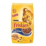 Ração Friskies Petiscos do Mar Peixe e Frutos do Mar para Gatos Adultos- 3 Kg - Purina