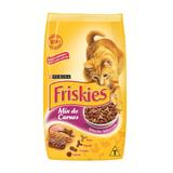 Ração Friskies Seleção Saborosa Mix de Carnes: Frango, Carne, Fígado para Gatos Adultos- 1 Kg - Purina
