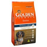 Ração golden formula cães senior mini bits 10 kg