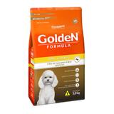 Ração Golden Formula p/ Cães Adultos Pequeno Porte Arroz Peru Mini Bits 3Kg