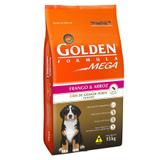 Ração golden mega cães filhotes sabor frango arroz 15 kg