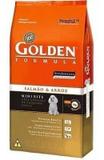 Ração Golden Mini Bits Salmão Arroz Cães Adultos 15kg - Linha Premium