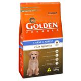 Ração Golden Premier Filhote para Cães Sabor Carne e Arroz