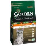Ração Golden Seleção Natural Gatos Adultos Sabor Frango e Arroz