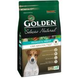 Ração Golden Seleção Natural Mini Bits Cães Adultos Raças Pequenas Sabor Frango e Arroz