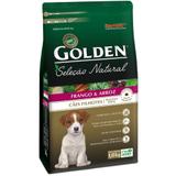 Ração Golden Seleção Natural Mini Bits Cães Filhotes Raças Pequenas Sabor Frango e Arroz