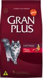 Ração gran plus carne e arroz para gato castrado - Guabi