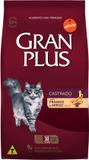 Ração gran plus frango e arroz para gatos castrado - Guabi