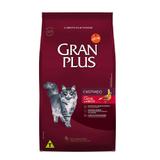 Ração Gran Plus Gato Adultos Castrados Carne e Arroz 10,1kg - Guabi