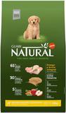 Ração guabi natural frango e arroz integral para cães filhote grande e gigante