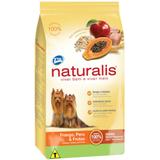 Ração Naturalis Frango, Peru Frutas para Cães Adultos Raças Pequenas-15 Kg - Total