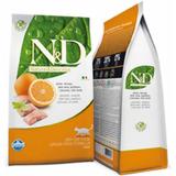 Ração ND Feline Grain Free Peixe E Laranja para Gatos Adultos- 1,5KG - Farmina