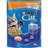 Ração Nestlé Purina Cat Chow Adultos Sachê Frango ao Molho 85gr
