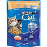 Ração Nestlé Purina Cat Chow Filhotes Sachê Frango ao Molho 85gr
