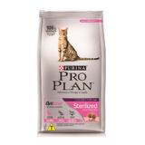 Ração Nestlé Purina ProPlan Sterilized para Gatos Adultos Salmão e Arroz 1,5kg