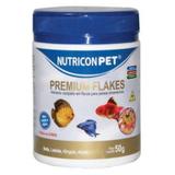 Ração Nutricon Premium Flakes Para Peixes - 50 G