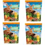 Ração P/ Coelho Funny Bunny 2 Kls Supra (4x Pçt 500g)