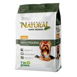 Ração para cães Adultos Fórmula Natural Super Premium Portes Mini e Pequeno 1kg - Adimax