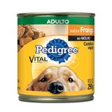 Ração Pedigree Frango ao Molho Lata para Cães Adultos 290 g