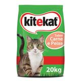 Ração Pedigree Kitkat Para Gatos Sabor Carne e Peixe 20kg