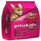 Ração PituKats Premium Carne 25 kg - Pitucats