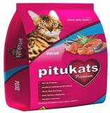 Ração PituKats Premium Peixe 25 kg - Pitucats