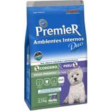 Ração Premier Cães DUO Cordeiro e Peru Ambiente interno Raças Pequenas 2,5Kg