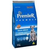 Ração Premier Fórmula Para Cães Adultos Raças Médias Sabor Frango - Premier pet