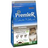 Ração Premier Seleção Natural Cães Filhotes Sabor Proteína de Frango Raças Médias e Grandes - Premier pet