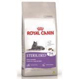 Ração Royal Canin Feline Sterilised 7+ para Gatos Adultos Castrados com mais de 7 anos- 7.5 Kg