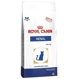 Ração Royal Canin Feline Veterinary Diet Renal para Gatos com Doenças Renais 7,5KG