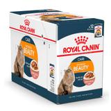 Ração Royal Canin Sachê Feline Intense Beauty para Gatos Adultos 85g Caixa 12 unidades
