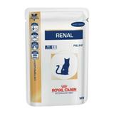 Ração Royal Canin Sachê Feline Veterinary Diet Renal para Gatos com Doença nos Rins - 85 g