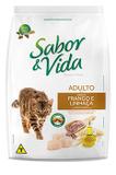 Ração Sabor e Vida Frango e Linhaça para Gatos Adultos-3 Kg - Affinity