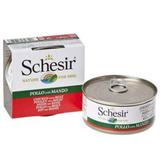 Ração Schesir Nature Dog Filés De Frango Com Carne Em Lata Para Cães 150g