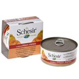Ração Schesir Nature Dog Frango Com Mamão Em Lata Para Cães 150 G