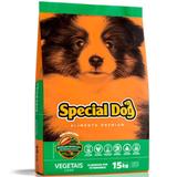 Ração Special Dog Junior Para Cães Filhotes Sabor Vegetais - Special dog - contém carinho