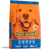 Ração Special Dog Premium Para Cães Adultos Sabor Carne - Special dog - contém carinho