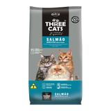 Ração Threecats para Gatos Castrados Especial sabor Salmão e Frango - Agener união