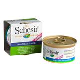 Ração Úmida Schesir Kitten Lata Frango com Aloe Gatos Filhotes 85g
