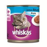 Ração Úmida Whiskas Lata para Gatos Adultos Sabor Atum 290g - Pedigree