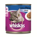 Ração Úmida Whiskas Lata para Gatos Adultos Sabor Peixe 290g - Pedigree